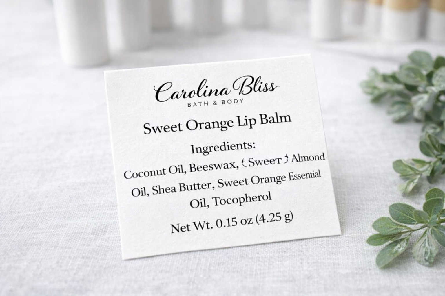 Sweet Orange Lip Balm